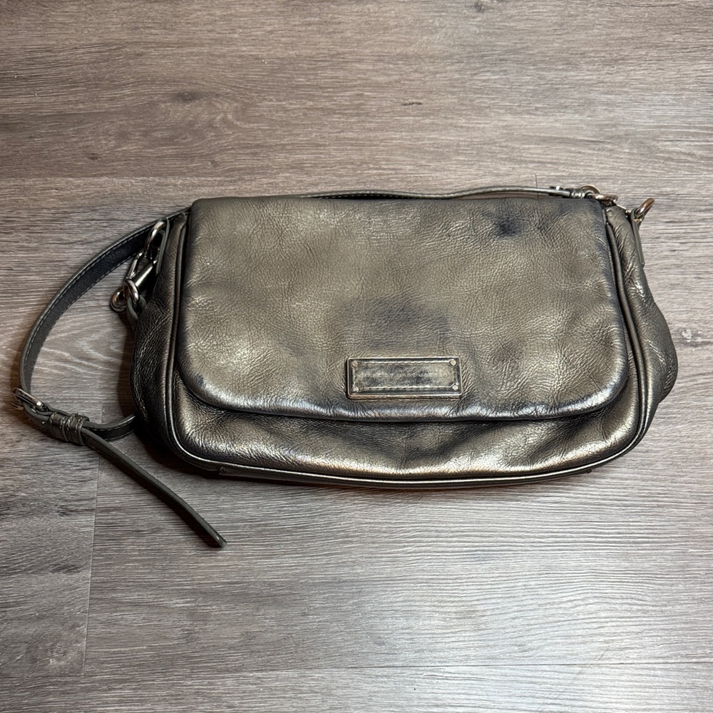 Buttery Soft Metallic Leather Marc by Marc Jacobs Crossbody Bag